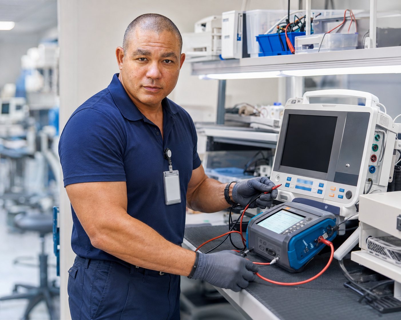 BiomedRx healthcare technology management team delivering anesthesia equipment consulting