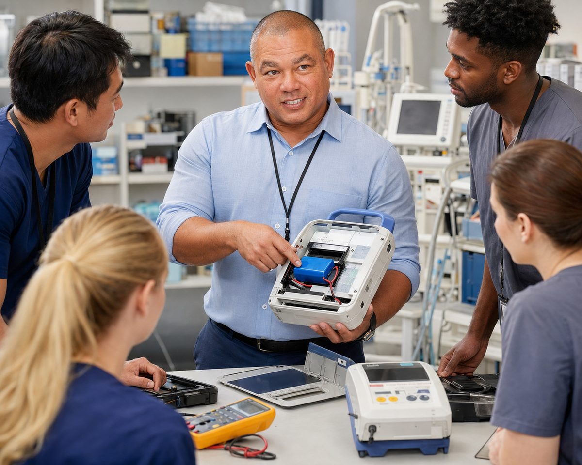 Devin Leads Biomedical Battery Training