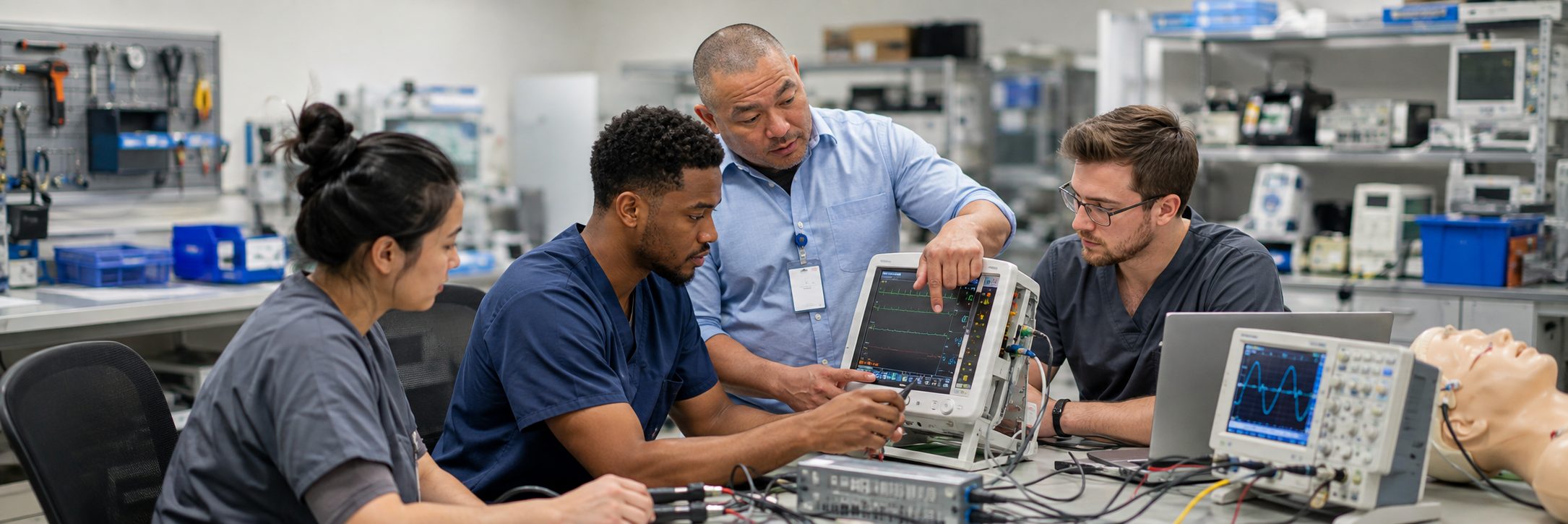 BiomedRx healthcare technology management team delivering healthcare technology management service