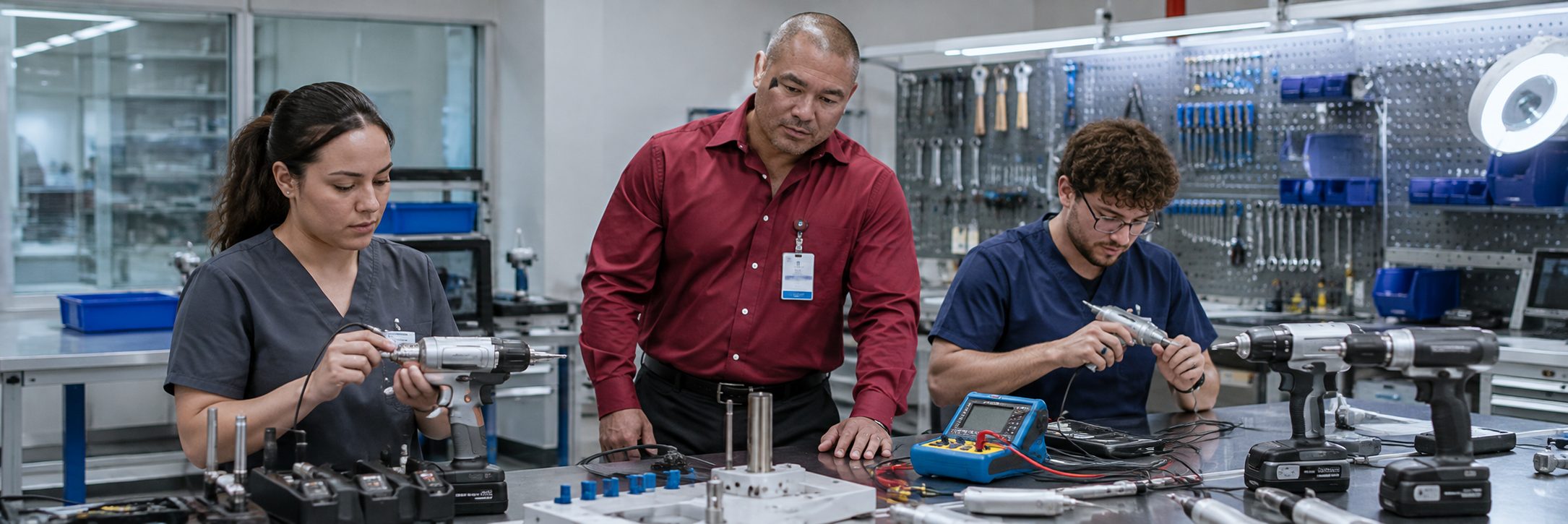 BiomedRx technician performing healthcare technology management certification modesto to protect patient safety