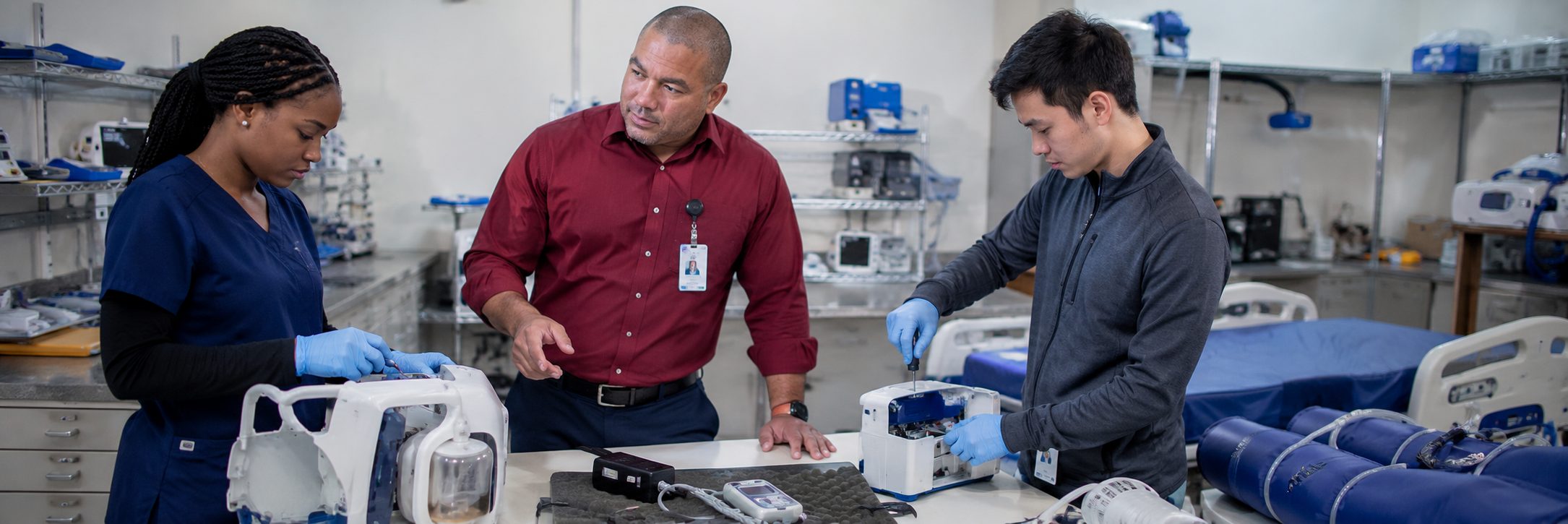 BiomedRx healthcare technology management team delivering healthcare technology management training