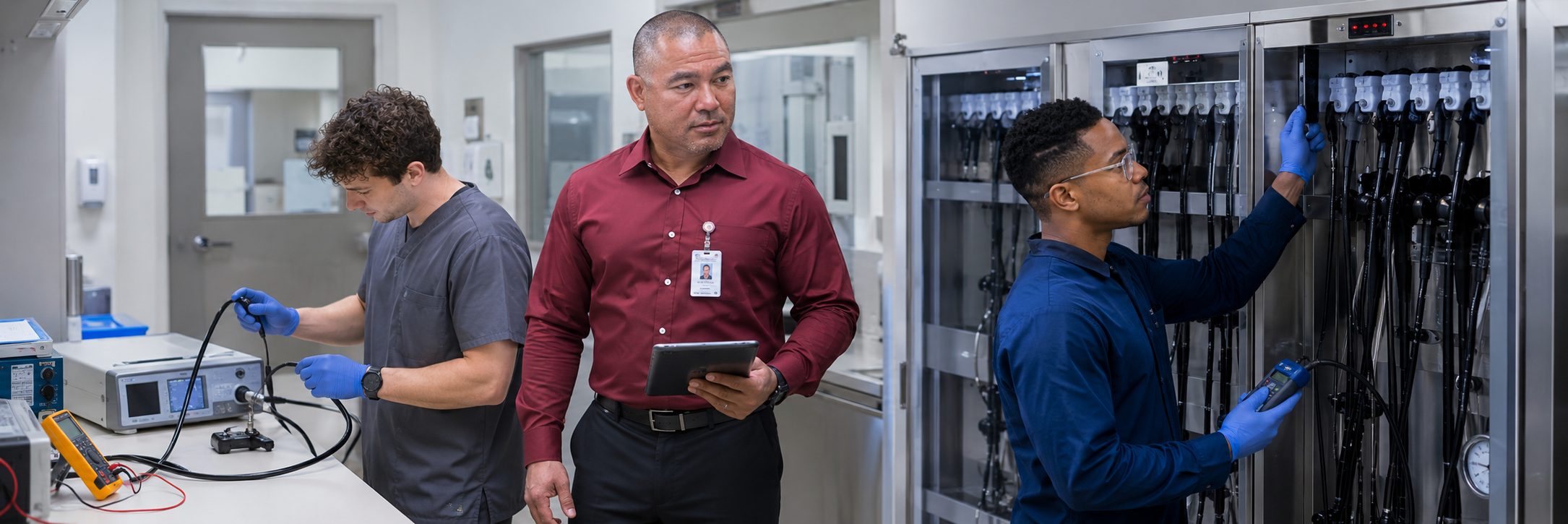 BiomedRx healthcare technology management team delivering healthcare technology management calibration long beach