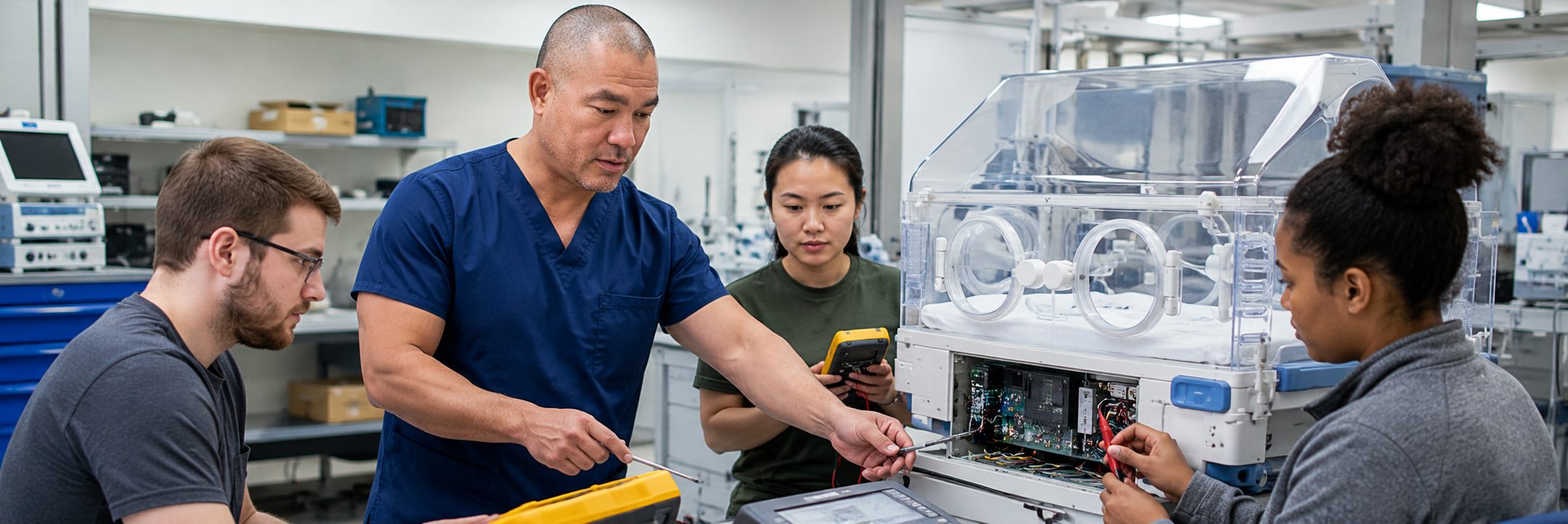 Defibrillator and patient monitor testing with a defibrillator analyzer and multimeter