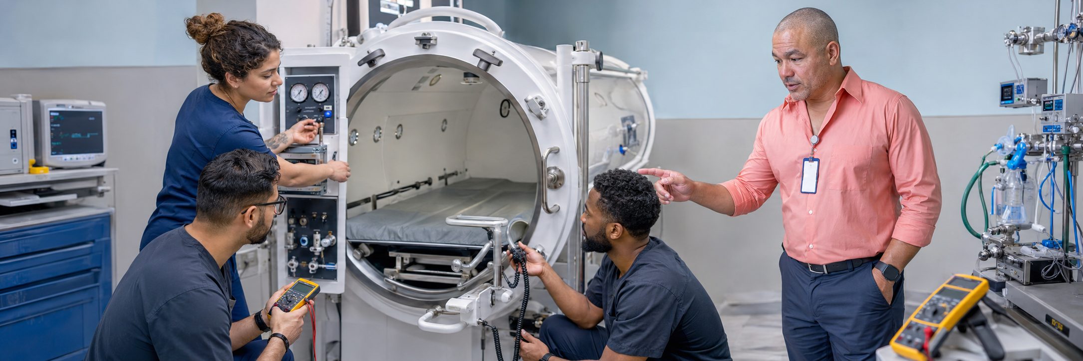 BiomedRx healthcare technology management team delivering healthcare technology management preventive maintenance